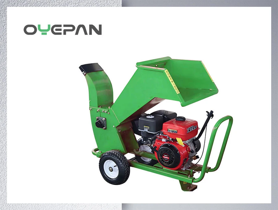 OF2 3inch wood chipper compact chipper shredder 76mm 8hp 7hp 6.5hp gas engine